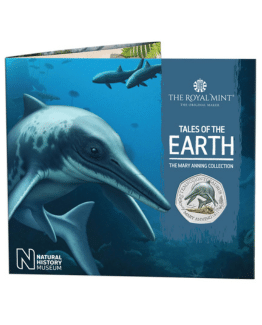 Temnodontosaurus 2021 UK Brilliant Uncirculated Colour 50p Coin