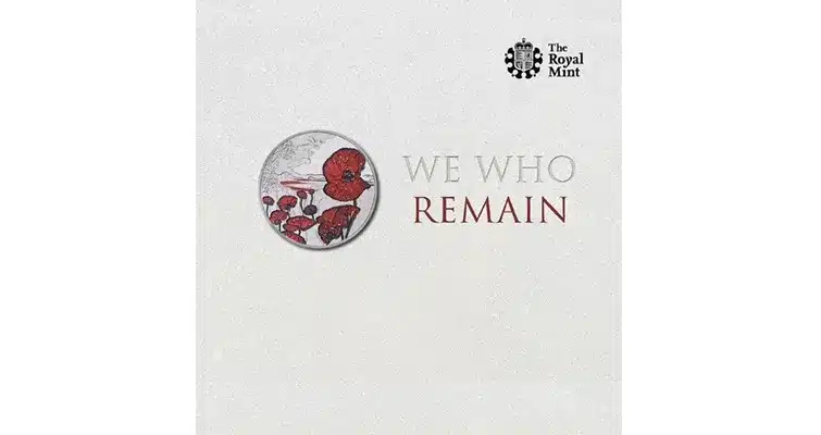 2015 Remembrance Day Alderney £5 BU Poppy