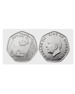 2025 Gibraltar Christmas Circulation 50p