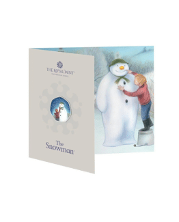 2021 Snowman Christmas 50p Coloured BU
