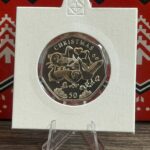2025 Isle of Man Christmas 6 Geese Laying 50p Coin