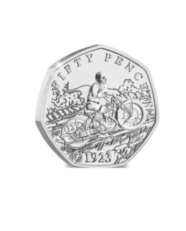 2024 Isle of Man 1923 Motorbike 50p Coin