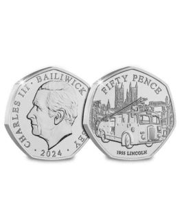 2024 Jersey 1955 Lincoln 50p Coin