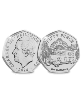 2024 Jersey 1940 Blackpool 50p Coin