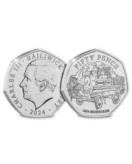 2024 Jersey 1824 Edinburgh 50p Coin