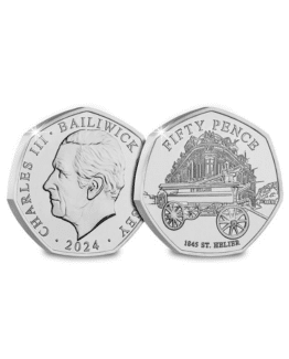 2024 Jersey 1845 St. Helier 50p Coin