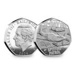 2024 Jersey D-Day Spitfire Patrol 50p Coin