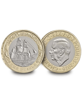 2026 200th Anniversary of The HMS Beagle Brilliant Uncirculated £2