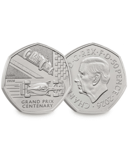 2026 100th Anniversary of the British Grand Prix Brilliant Uncirculated 50p