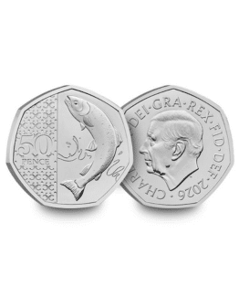 2026 Atlantic Salmon Brilliant Uncirculated 50p