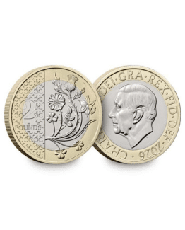 2026 Floral Brilliant Uncirculated £2 Coin