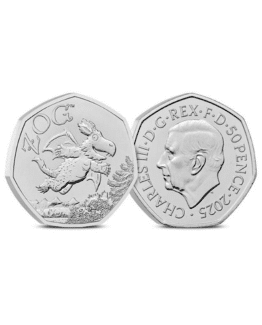 UK 2025 Zog Brilliant Uncirculated 50p