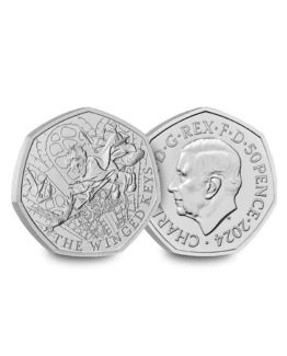 2024 UK Harry Potter: The Winged Keys BU 50p