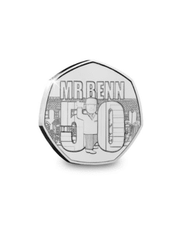 2021 Guernsey Mr Benn Brilliant Uncirculated 50p