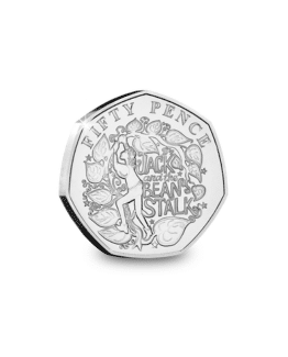 2019 Guernsey Jack and the Beanstalk Brilliant Uncirculated 50p