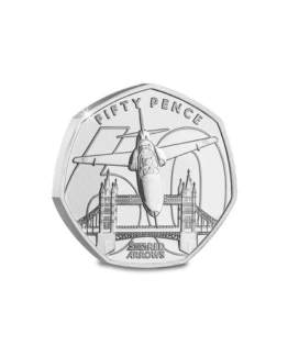 2024 Jersey Red Arrows – London Tower Bridge Brilliant Uncirculated 50p