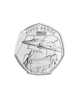 2024 Jersey Red Arrows – Jersey Mont Orgueil Castle Brilliant Uncirculated 50p