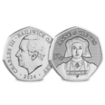 2024 Guernsey Wives of Henry VIII - Anne of Cleves Brilliant Uncirculated 50p
