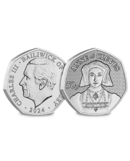 2024 Guernsey Wives of Henry VIII - Anne of Cleves Brilliant Uncirculated 50p