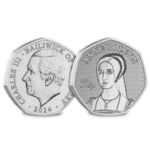 2024 Guernsey Wives of Henry VIII - Anne Boleyn Brilliant Uncirculated 50p