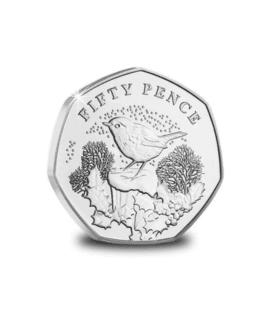 2022 Guernsey Christmas Robin 50p