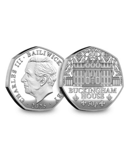 2025 Jersey Buckingham House Brilliant Uncirculated 50p