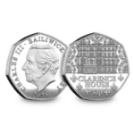 2025 Jersey Clarence House Brilliant Uncirculated 50p