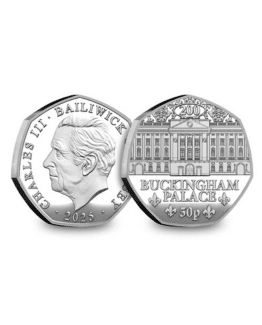 2025 Jersey Buckingham Palace Brilliant Uncirculated 50p