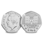 2023 Jersey Windsor Castle Brilliant Uncirculated 50p