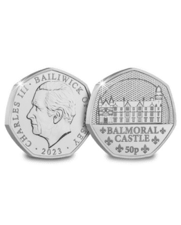 2023 Jersey Balmoral Castle Brilliant Uncirculated 50p