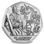 2024 Jersey St Andrew of Scotland Brilliant Uncirculated 50p