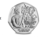 2024 Jersey St George of England Brilliant Uncirculated 50p