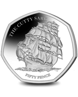 2020 The Cutty Sark 50p