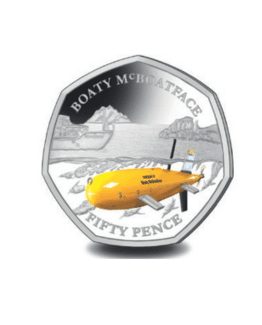 2018 Boaty McBoatface 50p