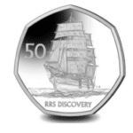 2021 RRS Discovery 50p Coin