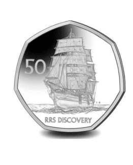 2021 RRS Discovery 50p Coin