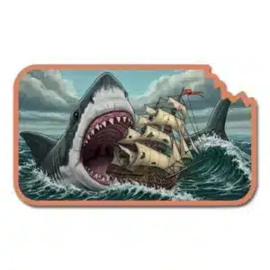 Shark Bait 5 oz Colorized Copper Bar (New in Capsule)