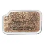 Shark Bait 5 oz Colorized Copper Bar (New in Capsule)