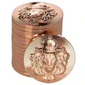 1oz Scottsdale Mint Copper Stacker Coin – New Lion Design .999