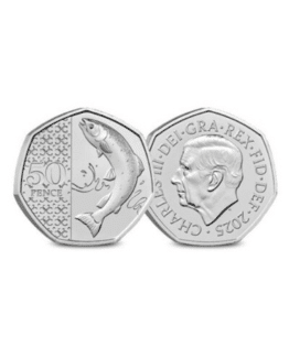 2025 Circulated Atlantic Salmon 50p